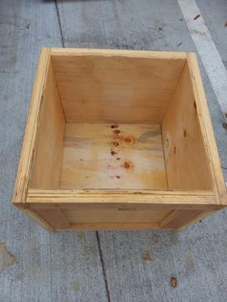 Wooden box planters