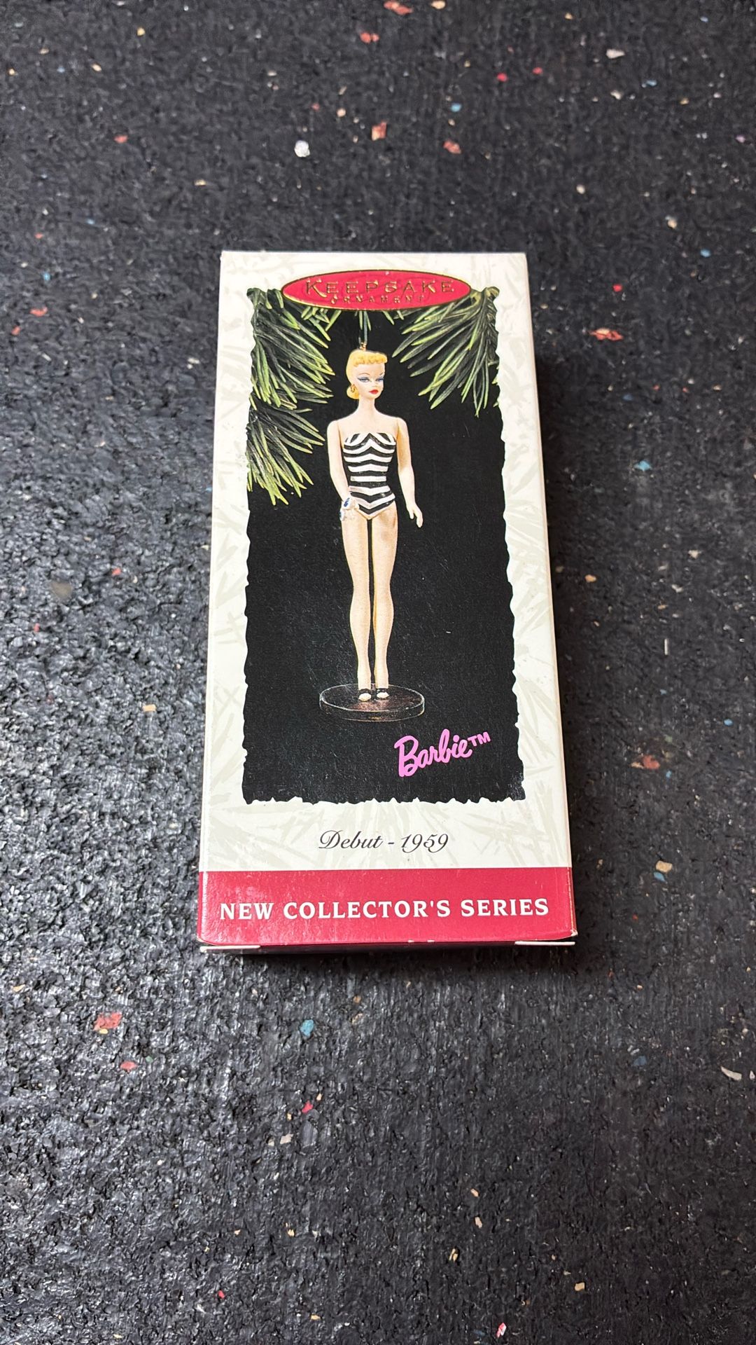 Vintage 1994 Hallmark Debut (1959) Barbie Keepsake Ornament Collectors Series