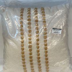 Wanda Yarn Stitch Woven Cotton Pillow 