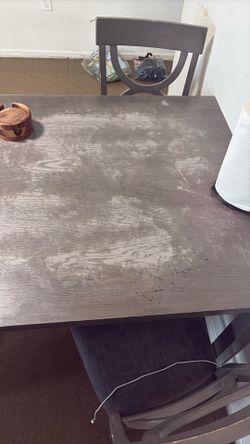 Gray Wood Table