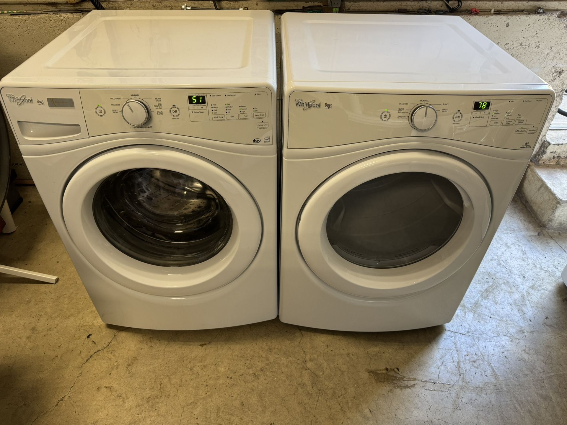Whirlpool Washer And Dryer