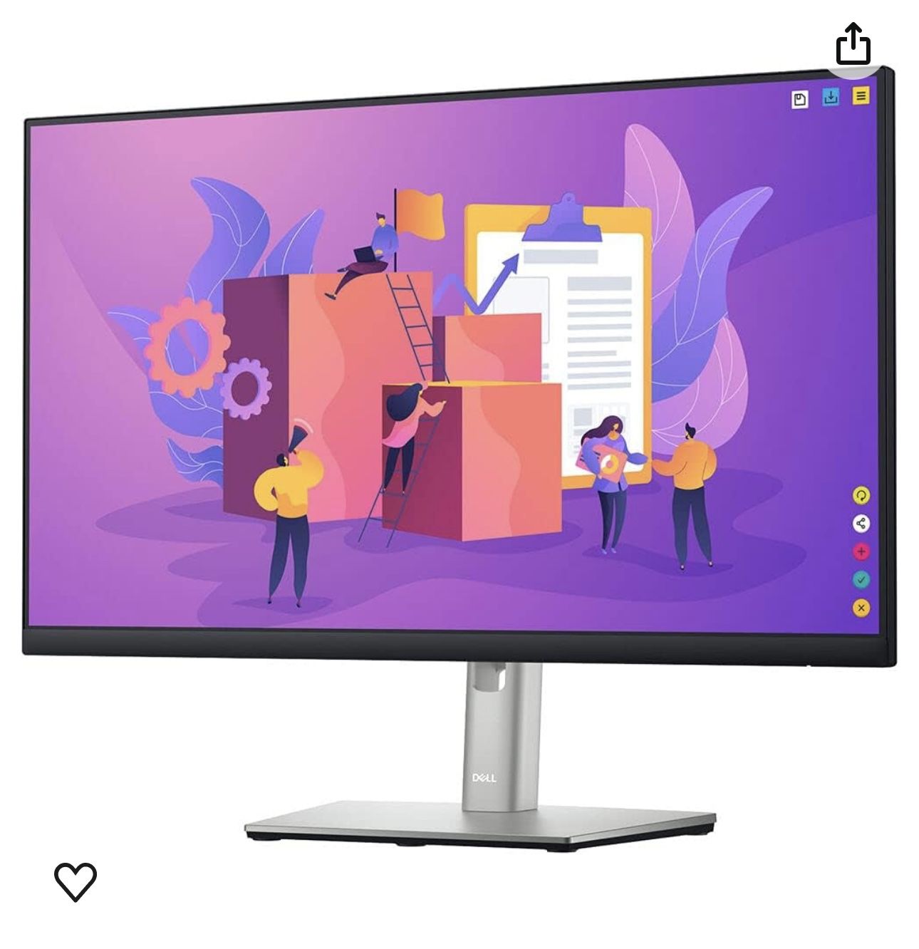 Dell 24 Monitor-P2422HE Comfortview Plus Black 
