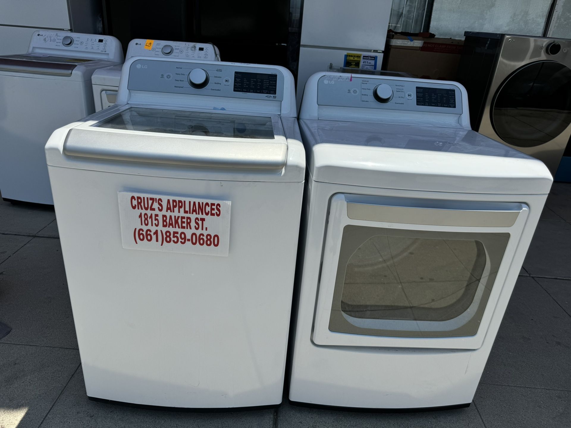 L G Washer And Gas Dryer $1150
