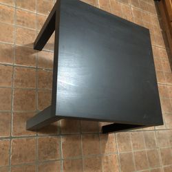 Perfect condition small black table. $15