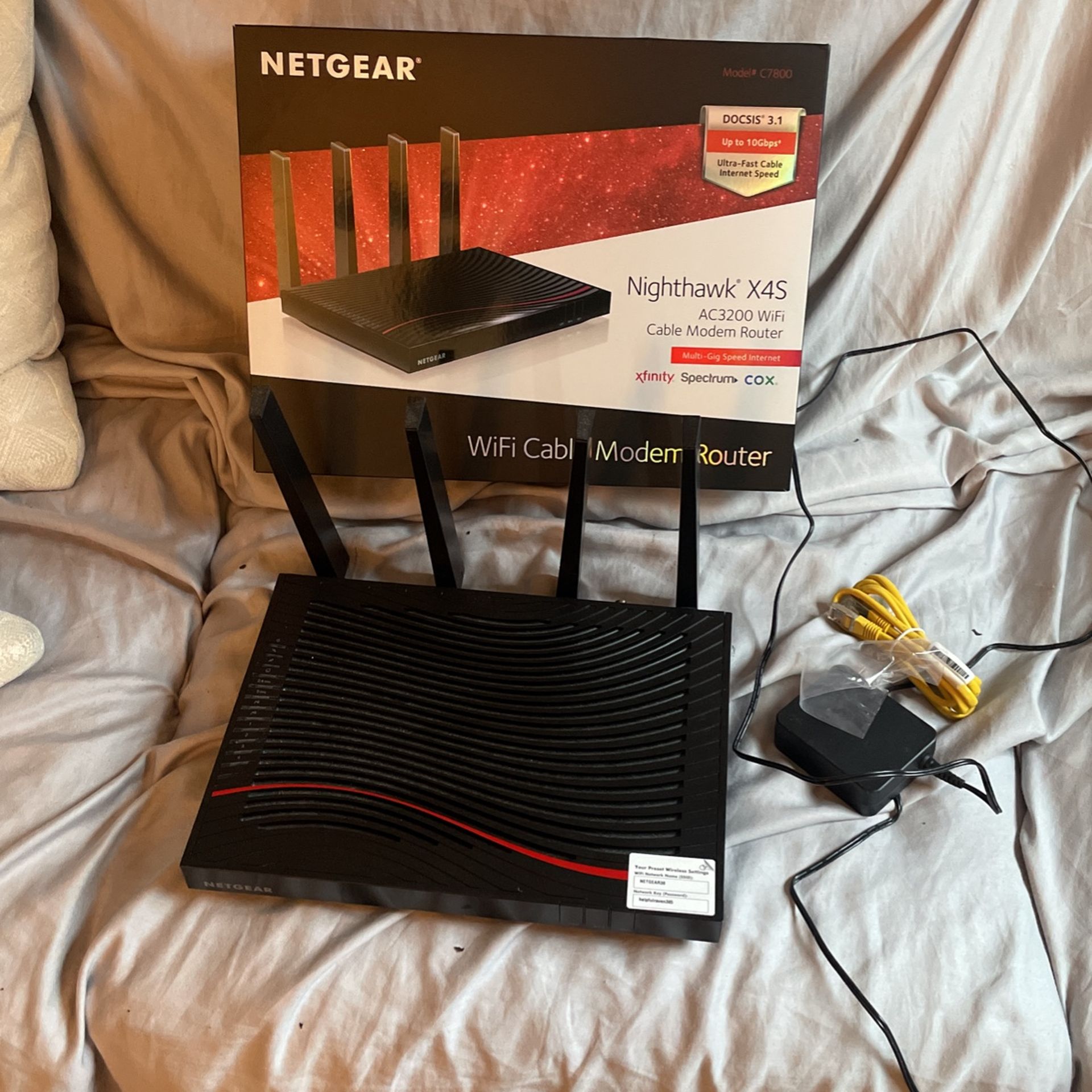 Netgear Nighthawk Cable Modem Router 