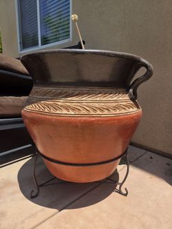 Top quality large clay planter.