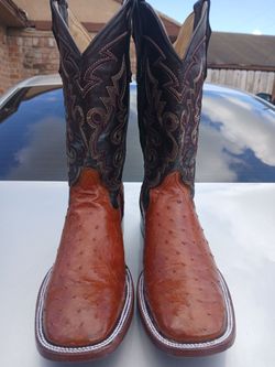 New Ostrich Boots size 10