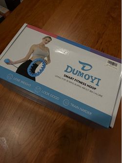 Dumoyi Smart Weighted Fit Hoop for Adults Weight Loss, 24 Detachable Knots, 2 in