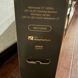 Alienware 27” Monitor 240hz OLED
