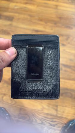 Coach Money Clip Card Holder Wallet