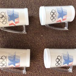 Rare 1984 US Olympic Mug Set