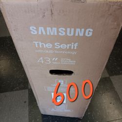 SAMSUNG 43"INCH QLED 4K THE SERIF QN43LS01D 