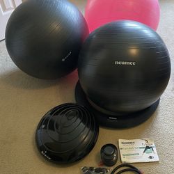 Exercise / Balance Ball Collection And Balance Wobble Disk/ Cushion