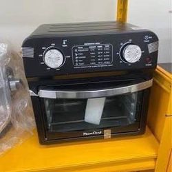 New PlumChef 13 Quart 4 Slices Air Fryer Convection Toaster Oven, 1500W, 7 in 1 Multifunction