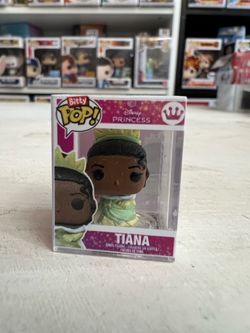 BITTY Holiday Tiana w/ Present 1-Inch Funko Pop Disney Princess Frog Christmas Movies Animation Film