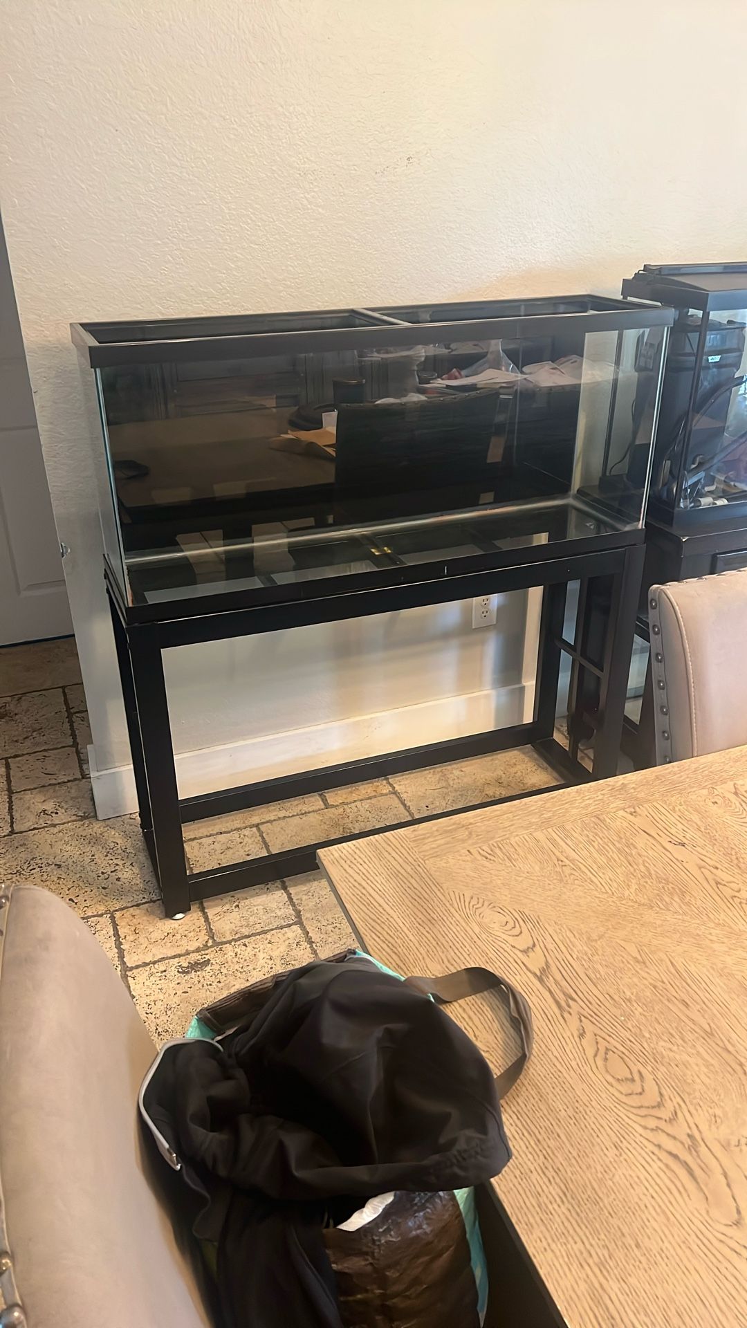 55 Gallon Aquarium/Reptile w/ New Metal Stand