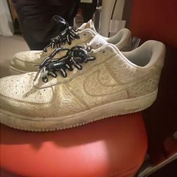 Nike Air Force 1 Gold Scales 