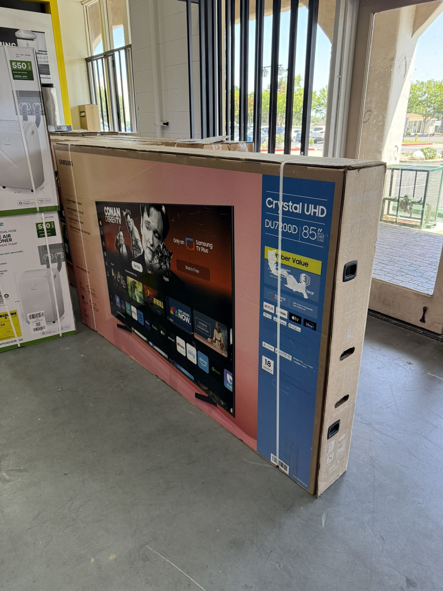 85” SAMSUNG CRYSTAL DU7200 4K HDR SMART TV