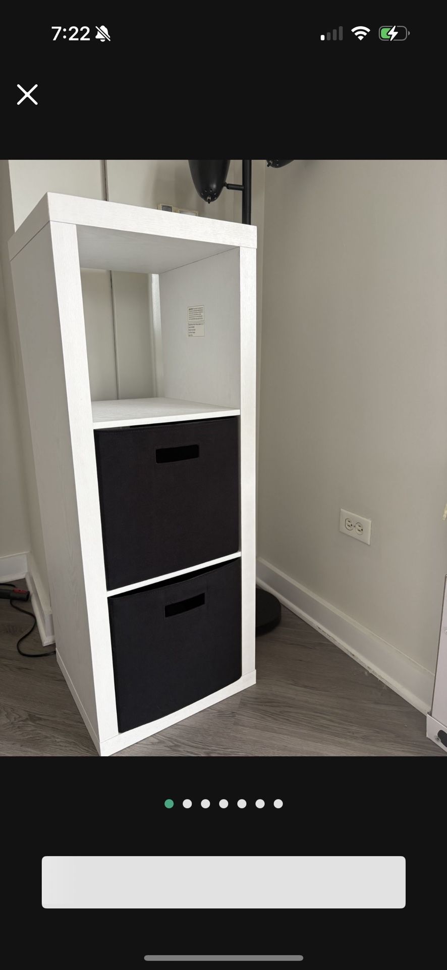 White Bookshelf With Storage