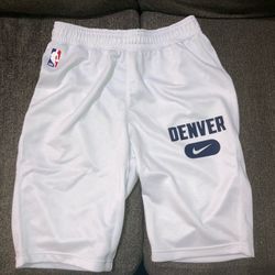 Nike NBA Denver Nuggets Player Issued Practice PreGame Engineered Shorts M