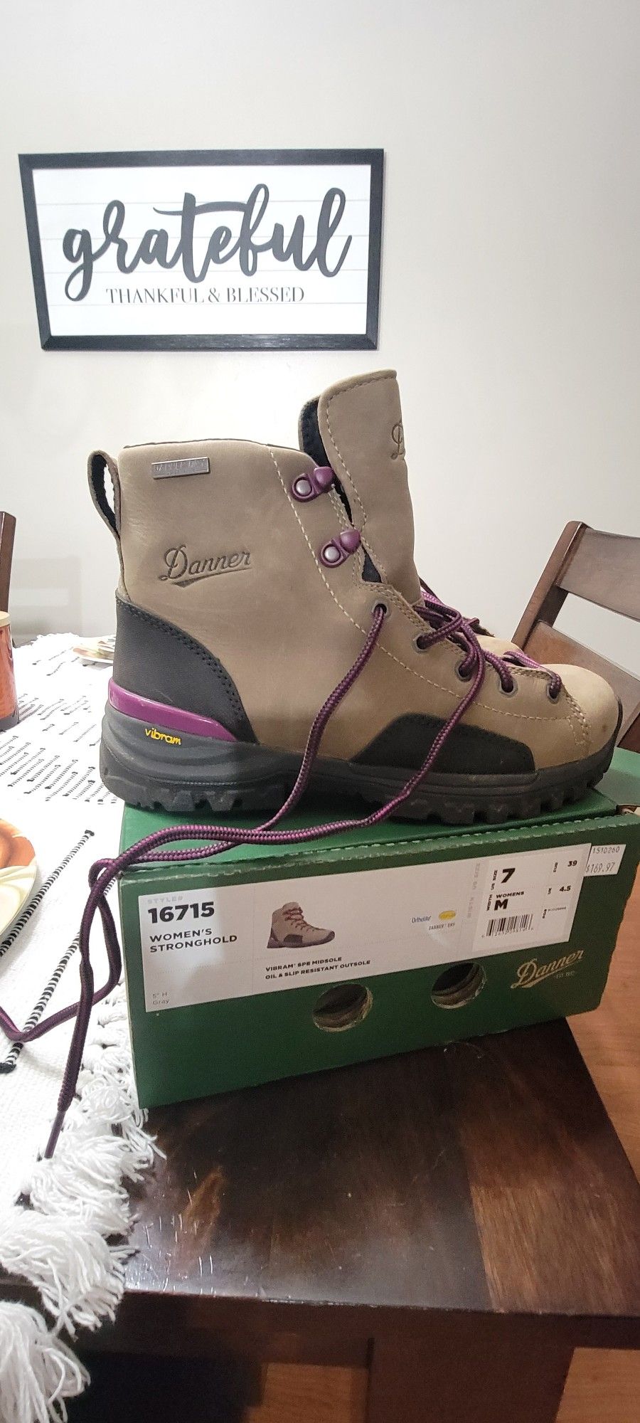 Women's Danner Boots, Size 7 