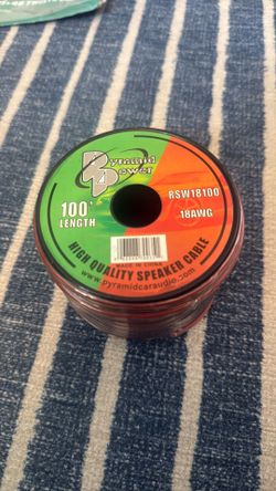 New Unopened Pyramid 100ft 18 AWG Speaker Wire