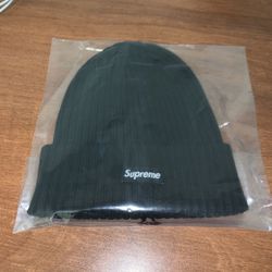 Supreme Black Overdyed Beanie SS19