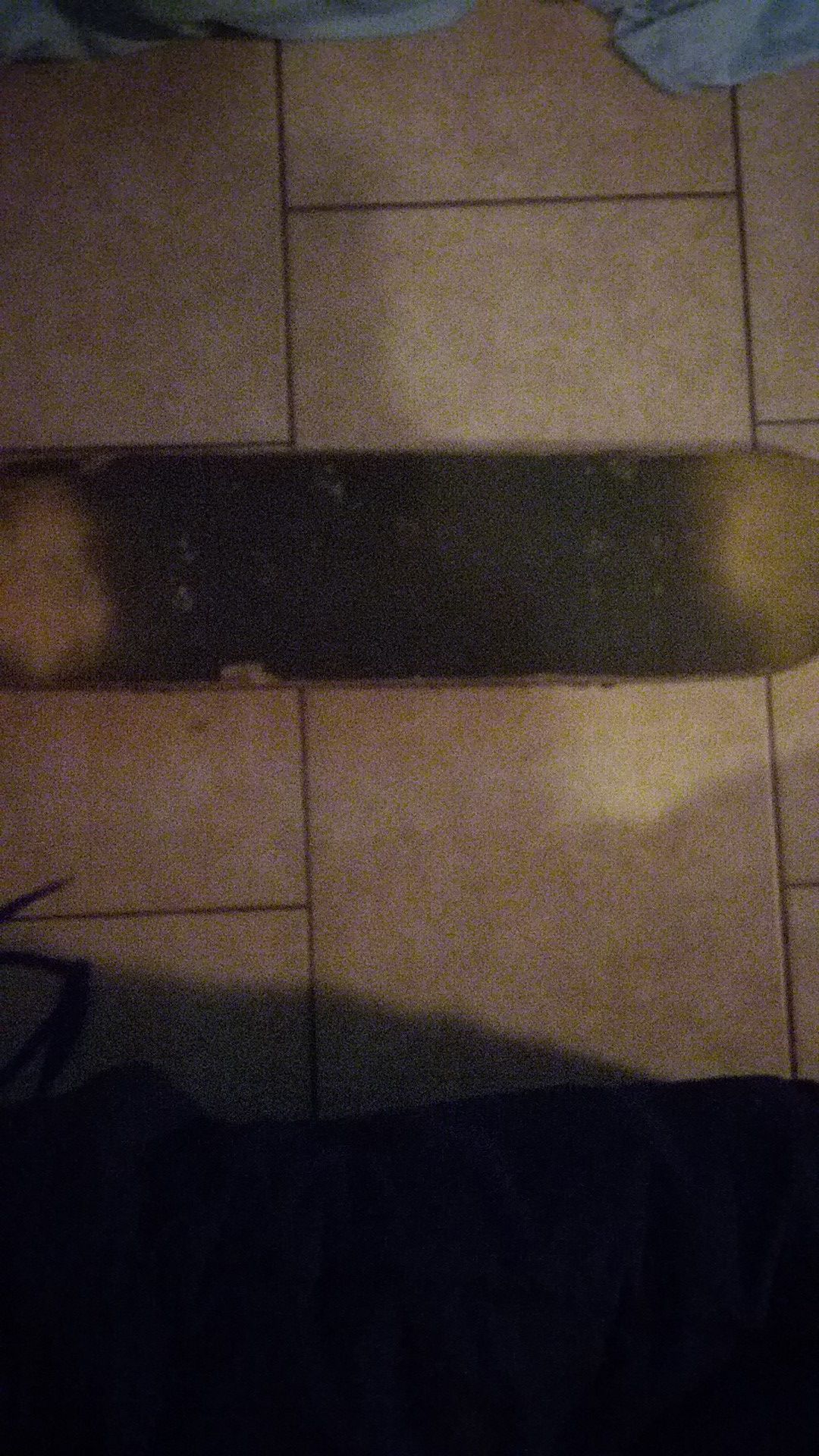 Gold skateboard
