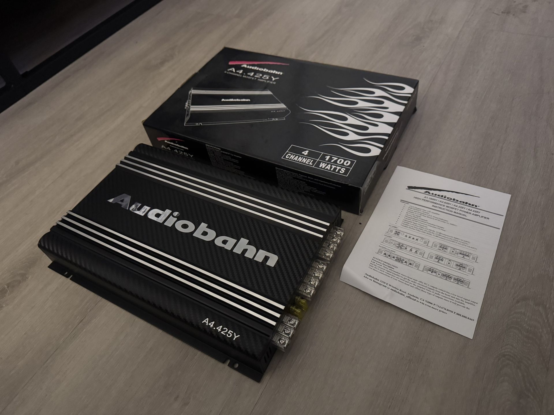 Audiobahn Amp New 4channel 1700