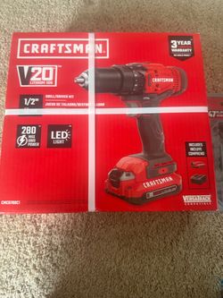 Craftsman cordless drill & screwdriver set