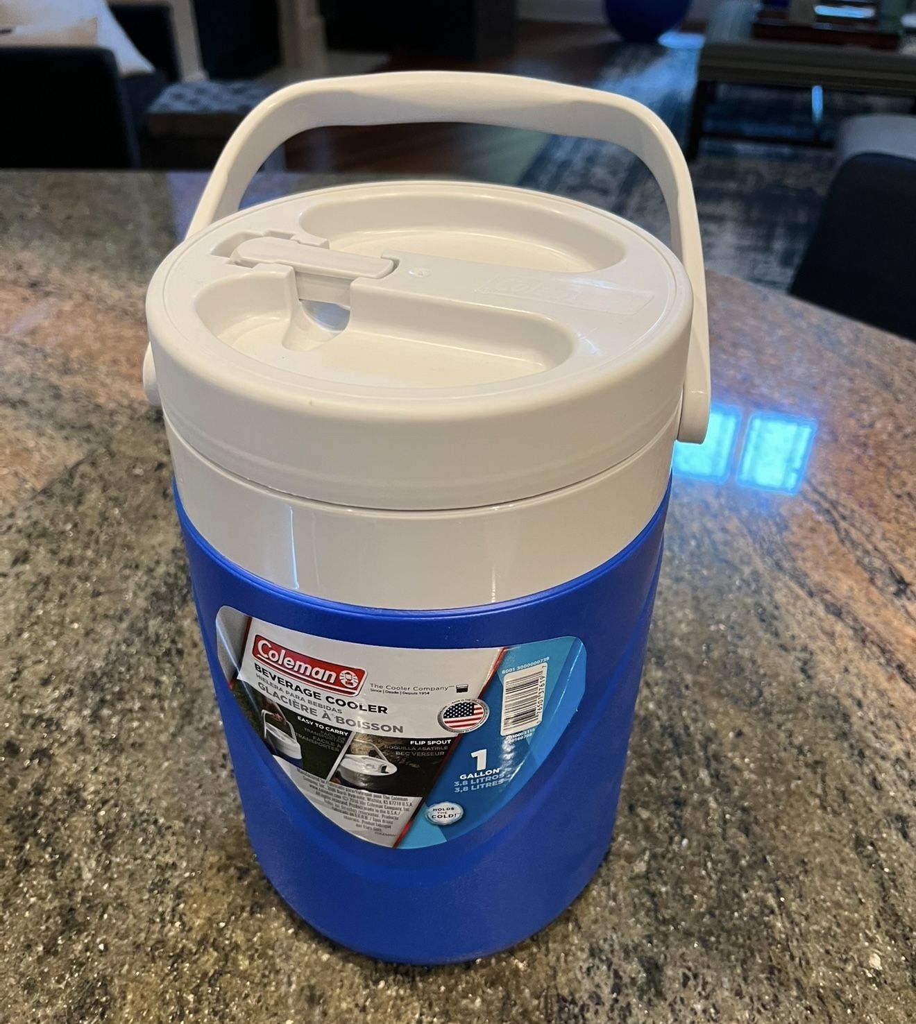 Coleman Beverage Cooler Blue 1 Gallon Water Jug