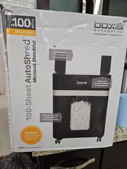 Boxis 100 mcxrocut  paper shredder 100 pieces