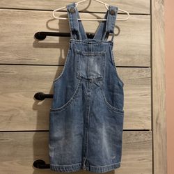 Cotton On Kids Denim Overall Dress