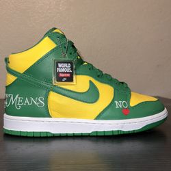 Supreme x Nike Dunk High SB ‘By Any Means’ Size 9
