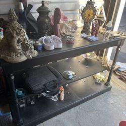 HEAVY Black 3-Shelf Stand – $65 OBO – MUST GO SATURDAY!