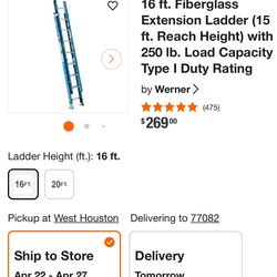 Werner 16 ft ladder