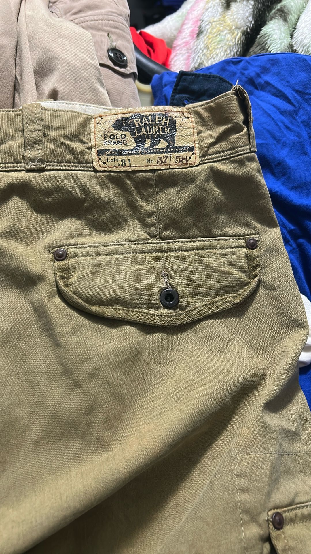 Ralph Lauren Polo Men’s Waist 36 Cargo Shorts
