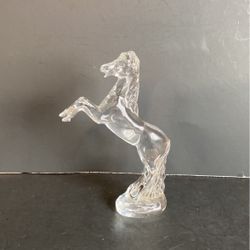 Waterford crystal rearing horse figurine 6 3/4 inches