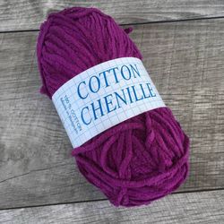 Crystal Palace Yarns Cotton Chenille Made in Belgium Knitting Yarn