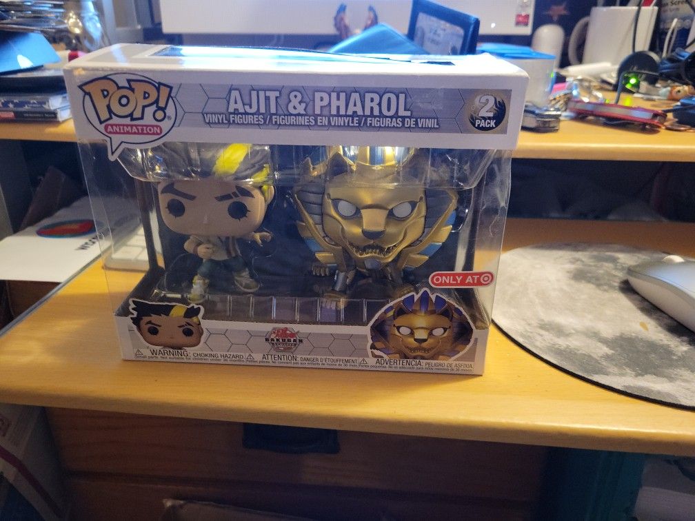 Funko POP! Animation: Bakugan- Ajit & Pharol ( Target Exclusive)