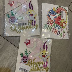 Babyshark Birthday Supplies 