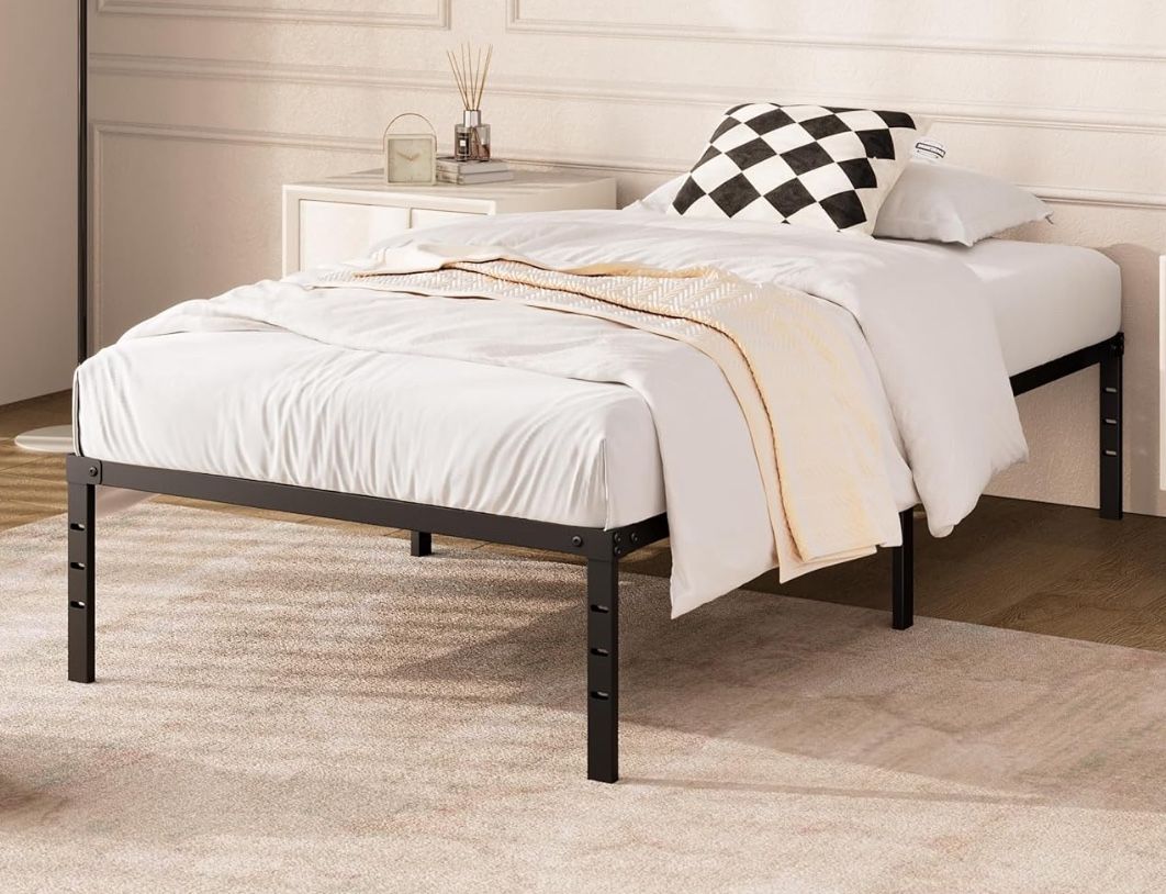 Twin Bed Frame With Mattress
