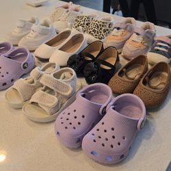 Girls’ Shoe Bundle – Size 5 & 6 (16 pairs)