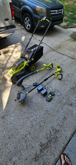 Ryobi 18v lawn equipment
