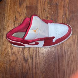 Red And Yellow Low Jordan 1 (No Laces) {offer}