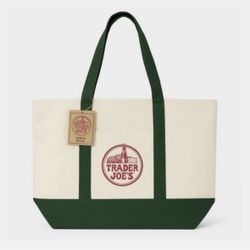 Trader Joes Green Canvas Bag (large)