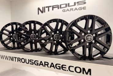 18" Toyota OEM Tundra Sequoia Lexus GX 6X139 Black Wheels Snow Winter 274A