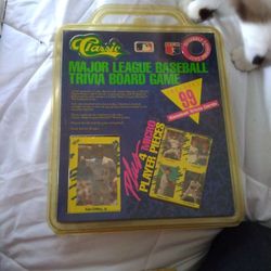 Major Baseball Trivia Board Game 1990