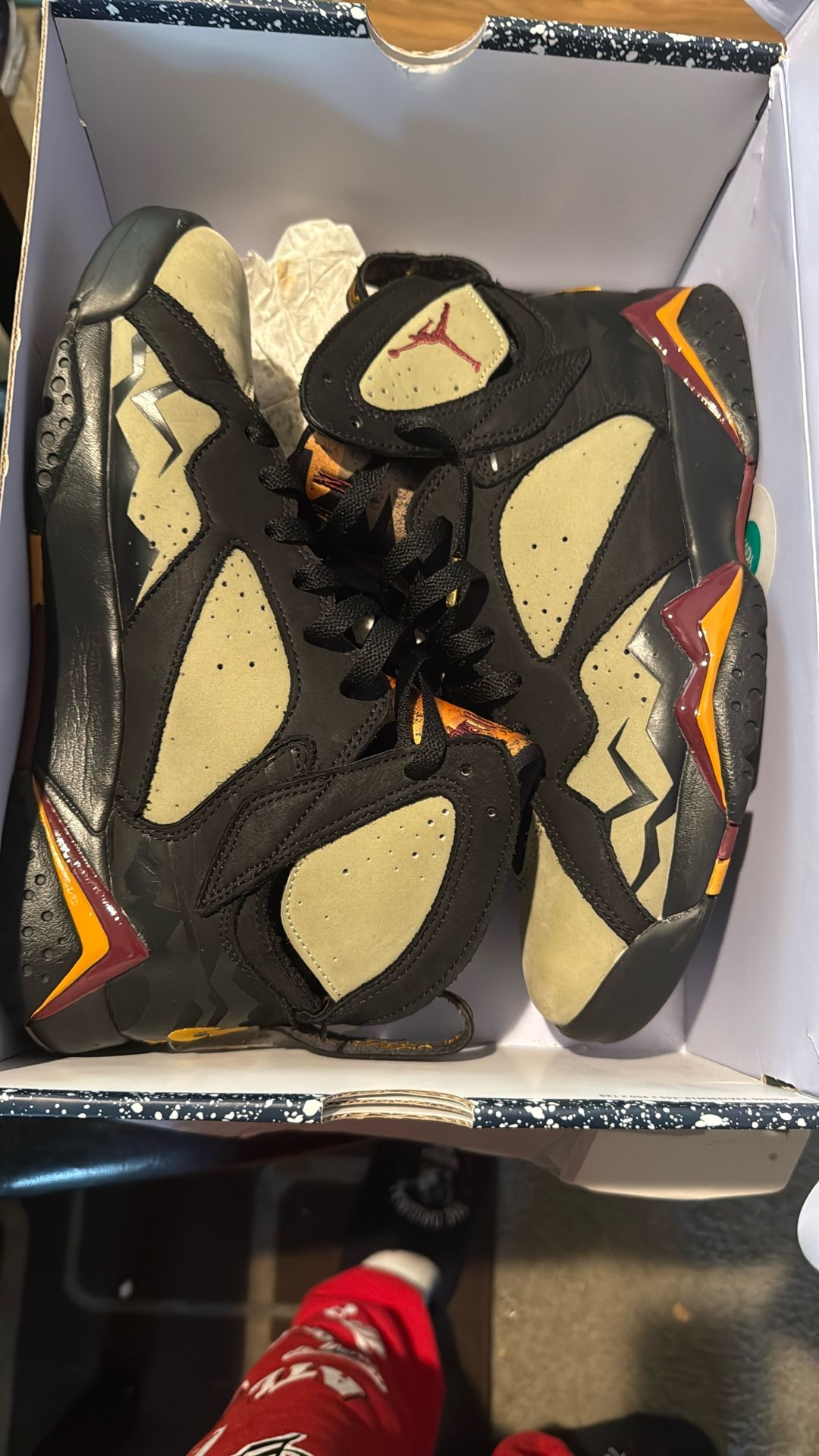 Olive Air Jordans Retro 7s