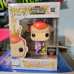 Freddy Funko As Chucky With Purple Reptar 100 PCS Funtastic Voyage Funko Fundays 2024
